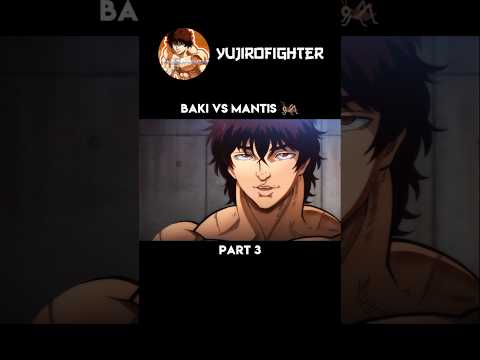Baki Vs Mantis Pt.3 🦗🤛🏻 #bakihanma#yujirohanma#baki#bakiedit#anime#fighting#martialarts#bakivsyujiro