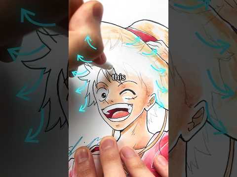 How to Draw ANIME Hair!! 👀✍🏻 #arttutorial