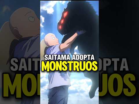 SAITAMA ADOPTO A 2 MONSTRUOS COMO MASCOTAS #anime #opm #onepunchman #manga #garou #tatsumaki