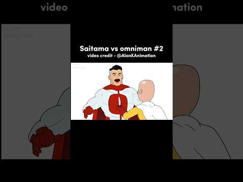 Saitama vs omni man fight 2 | saitama badass moments #shorts #anime #saitama #badass #moments